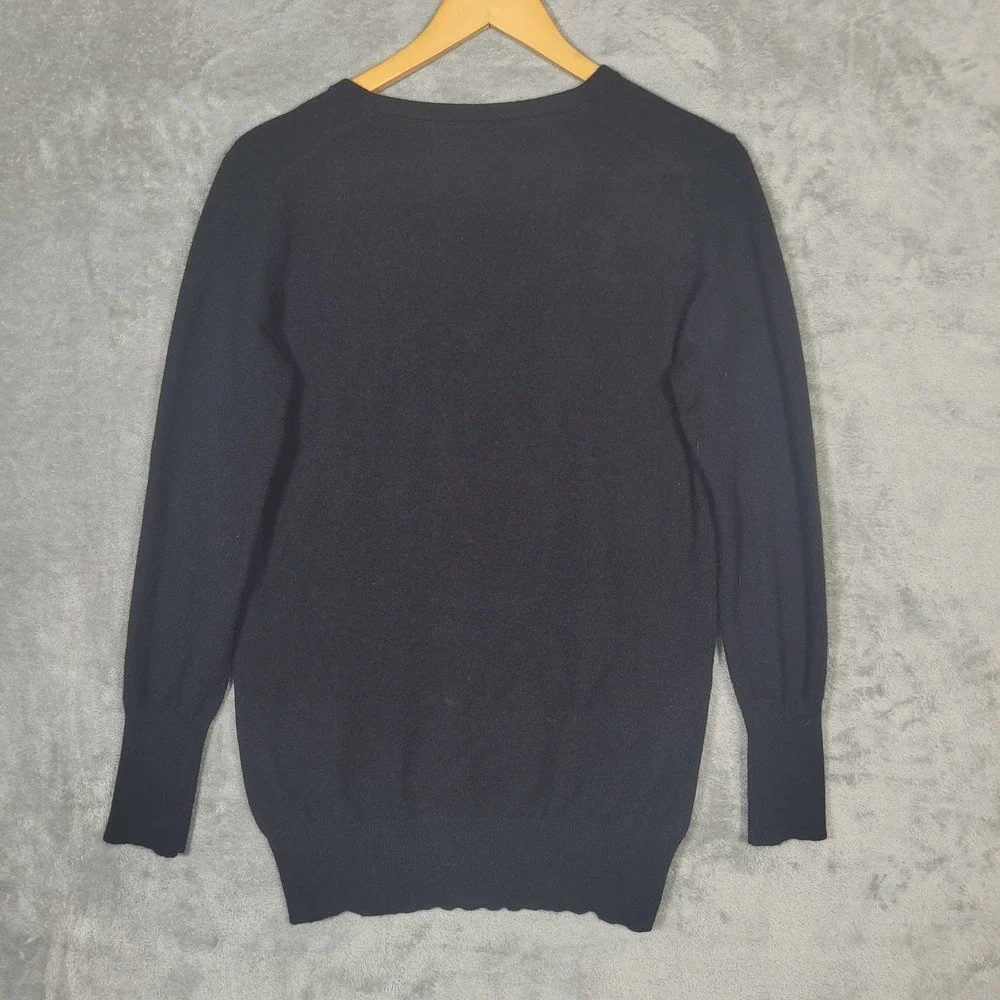 House of Cashmere Sweater Mens Small V Neck Pullover Burlington Cashmere